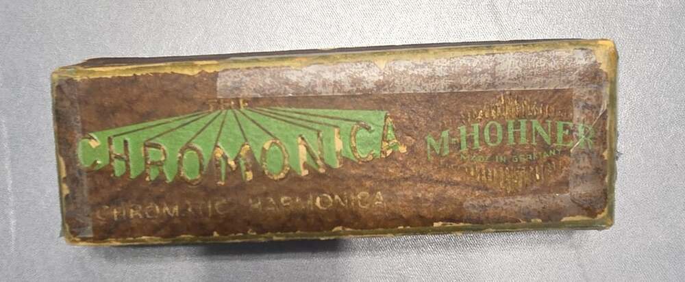 M. Hohner The Chromonica Chromatic Harmonica Key of C Vintage Case